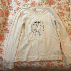 J crew otter sweater